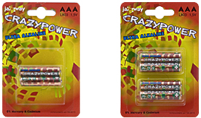Crazypower Ultra Alkaline AA,AAA'