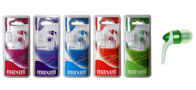 Наушники Maxell Colour canalz